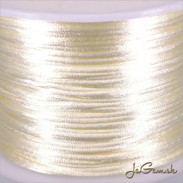 Nylonová šnúrka 1mm krémová - 1m (1022)